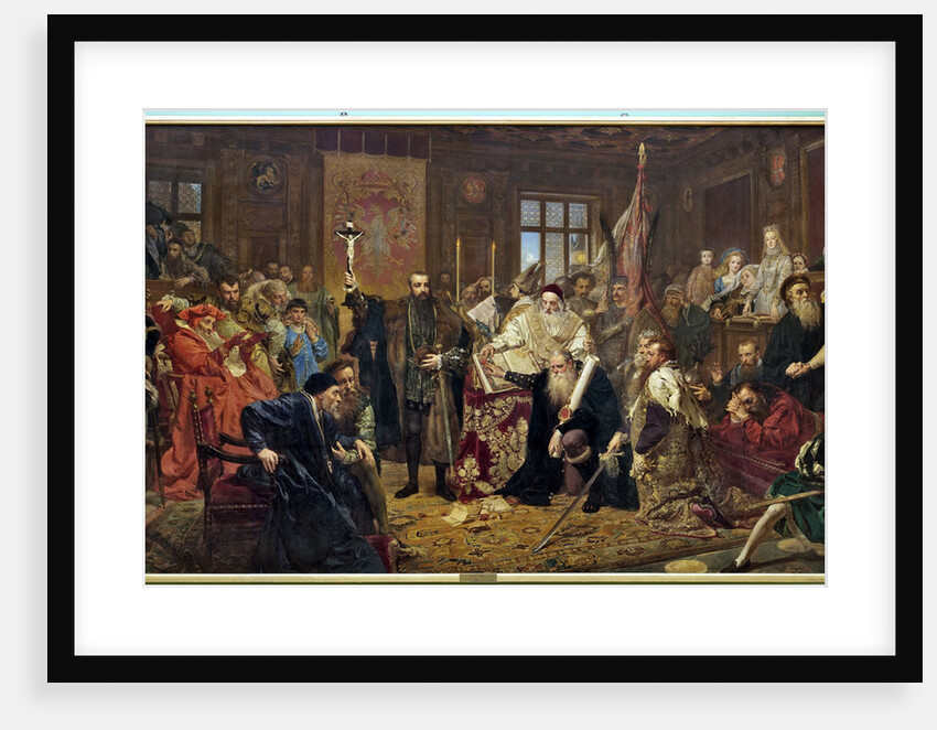 The Union of Lublin, 1869 by Jan Alojzy Matejko