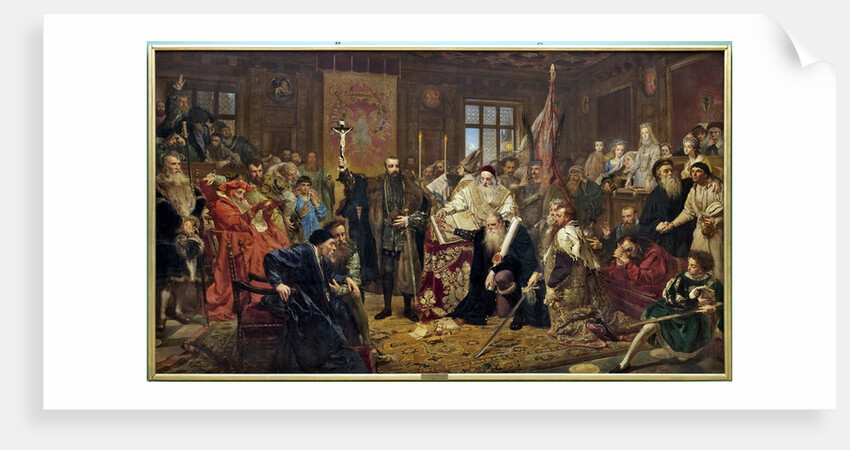 The Union of Lublin, 1869 by Jan Alojzy Matejko
