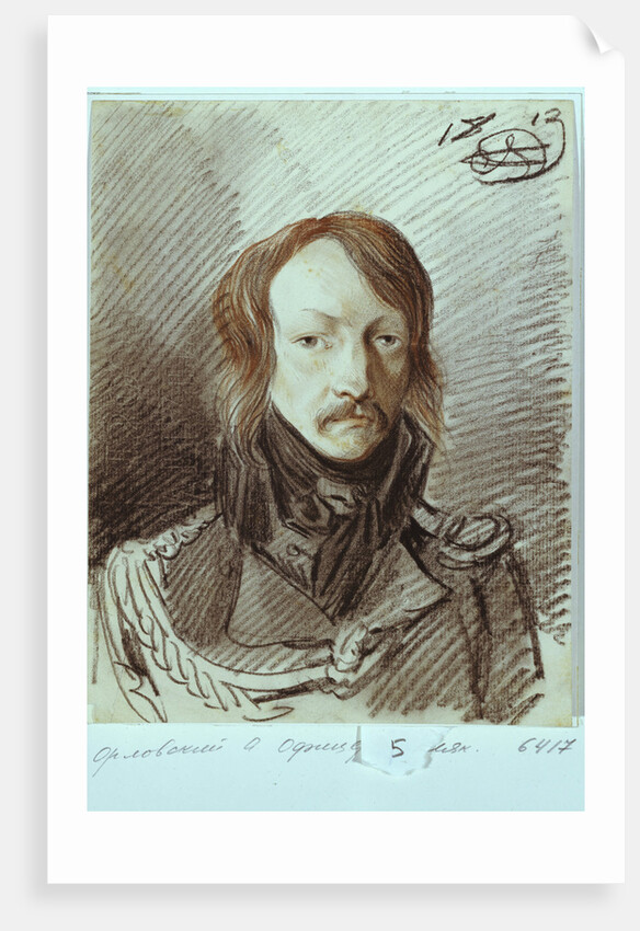 Portrait of Alexei Pavlovich Lanskoy, 1813 by Alexander Osipovich Orlowski
