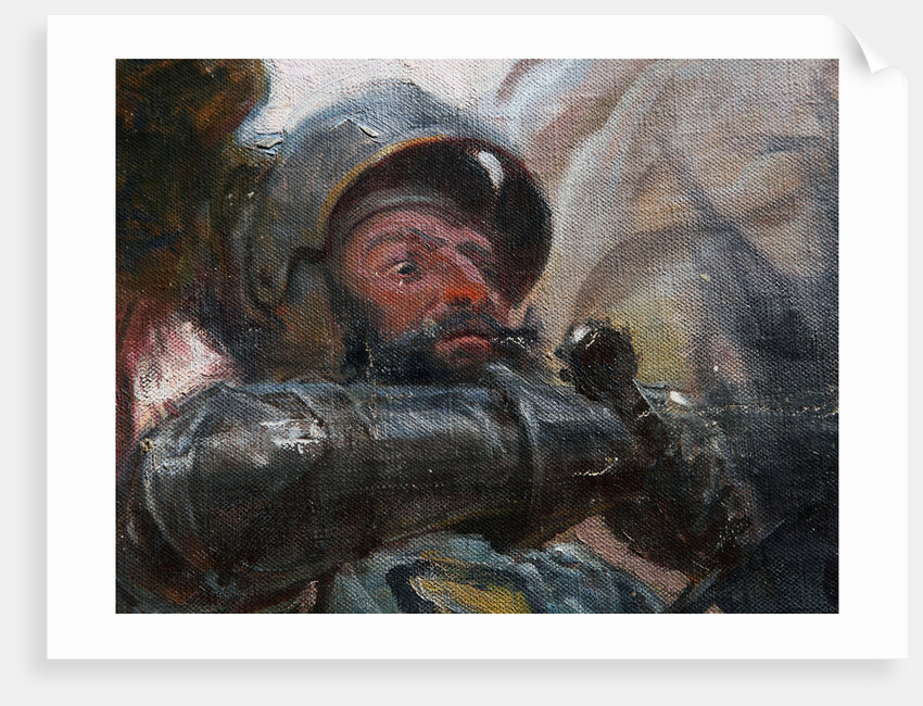 The Battle of Grunwald (Detail) by Tadeusz Popiel