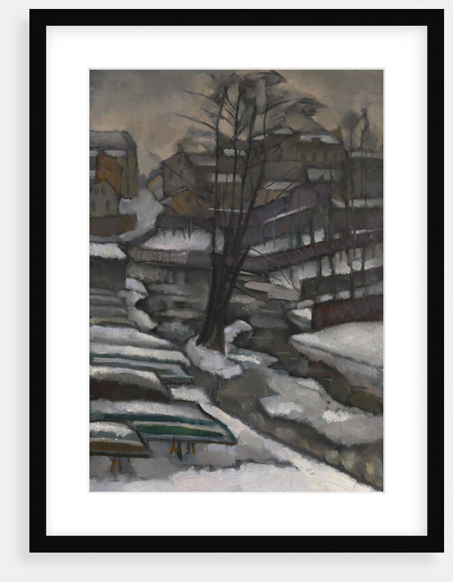 Saint Petersburg in Winter by Vladimir Davidovich Baranov-Rossiné