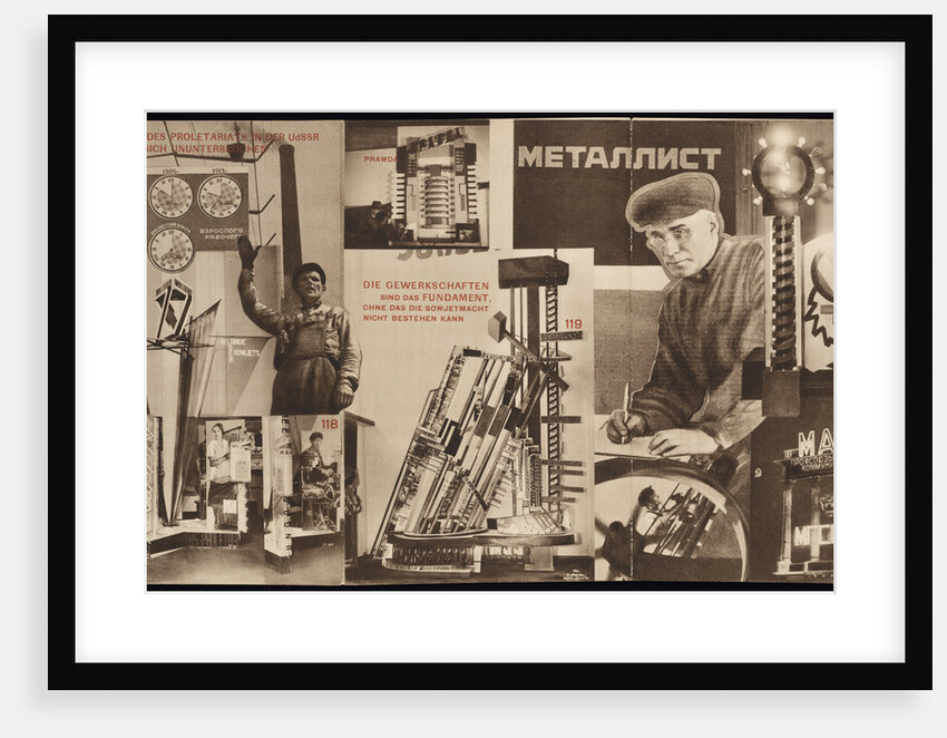 USSR. Catalogue of the Soviet pavilion at the International Press Exhibition, Cologne, 1928 by El Lissitzky