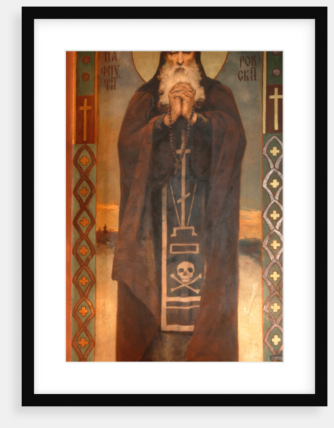 Saint Paphnutius of Borovsk, 1885-1896 by Viktor Mikhaylovich Vasnetsov