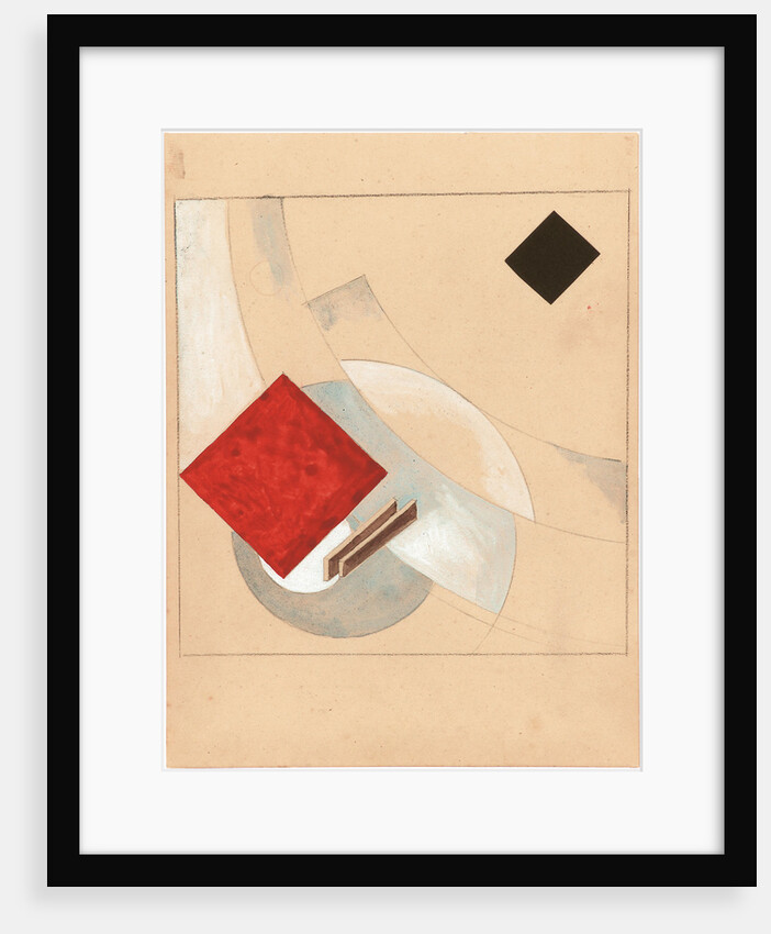 Study (for the Story of Two Quadrats), c. 1920 by El Lissitzky
