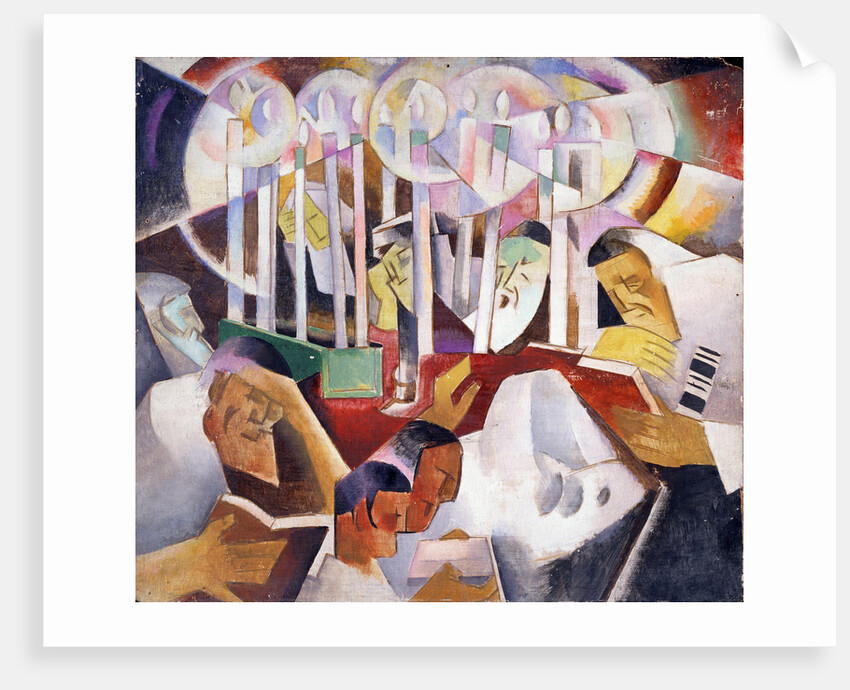 Candles and figures by Vladimir Davidovich Baranov-Rossiné