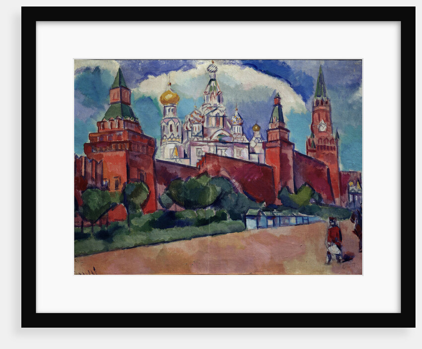 The Red Square in Moscow, 1910s by Vladimir Davidovich Baranov-Rossiné