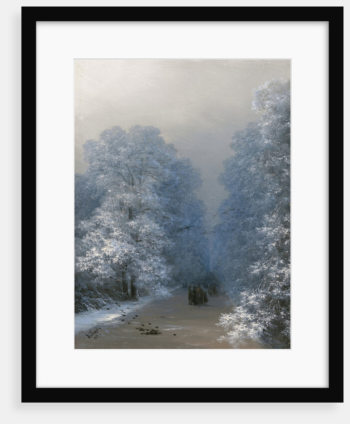 Winter landscape, 1876 by Ivan Konstantinovich Aivazovsky