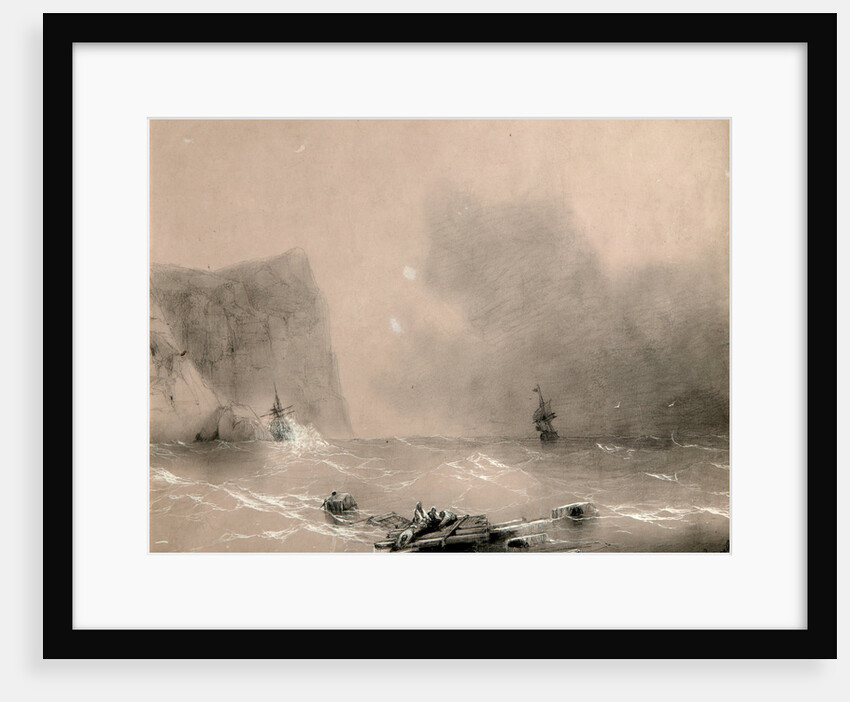 The disaster of the British fleet off the coast of Balaclava on November 14th, 1854, 1854 by Ivan Konstantinovich Aivazovsky