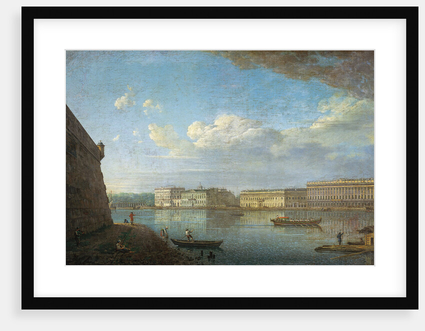 Palace Embankment as Seen from the Peter and Paul Fortress, 1794 by Fyodor Yakovlevich Alexeyev