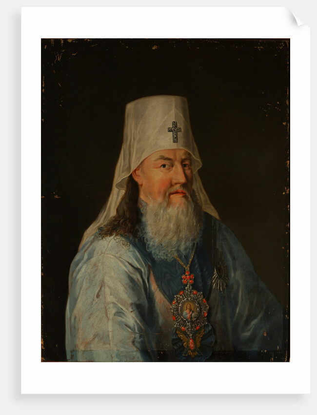 Metropolitan Gavriil (Petrov) of Novgorod and St. Petersburg, 1800 by P.A. Alkin