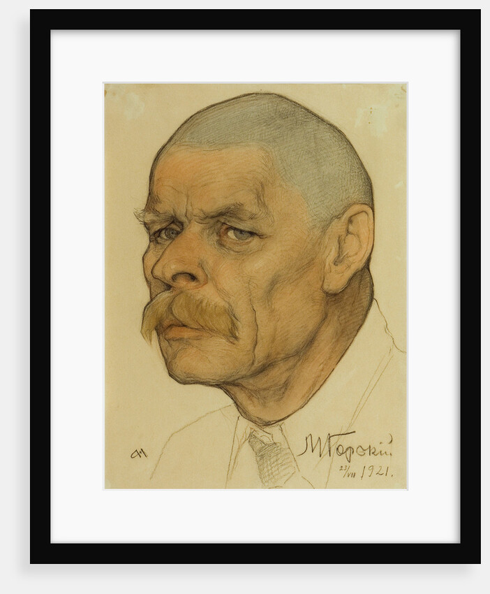 Portrait of the author Maxim Gorky, 1921 by Nikolai Andreevich Andreev
