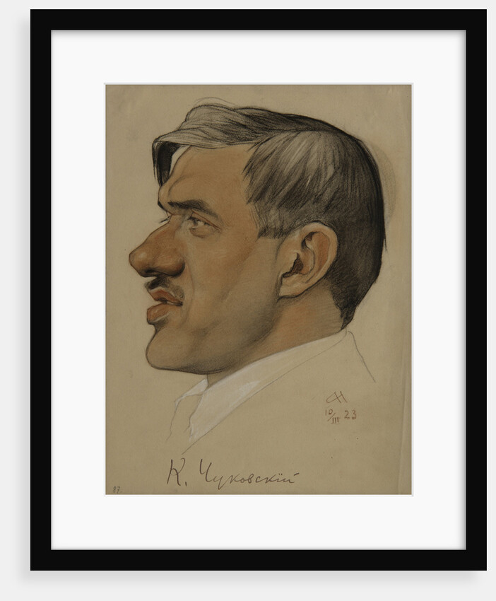 Portrait of the author Korney I. Chukovsky, 1923 by Nikolai Andreevich Andreev