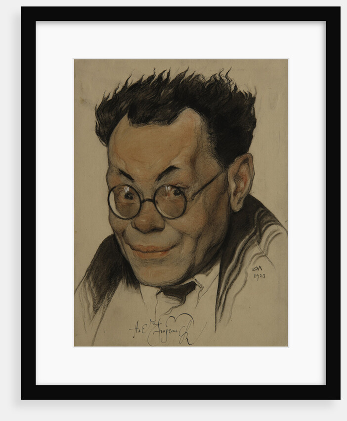 Portrait of the author Alexei M. Remizov, 1923 by Nikolai Andreevich Andreev