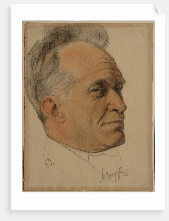 Portrait of Alexander Dmitrievich Tsiurupa, 1922 by Nikolai Andreevich Andreev