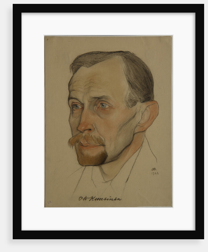 Portrait of Otto Wilhelm (Wille) Kuusinen, 1922 by Nikolai Andreevich Andreev