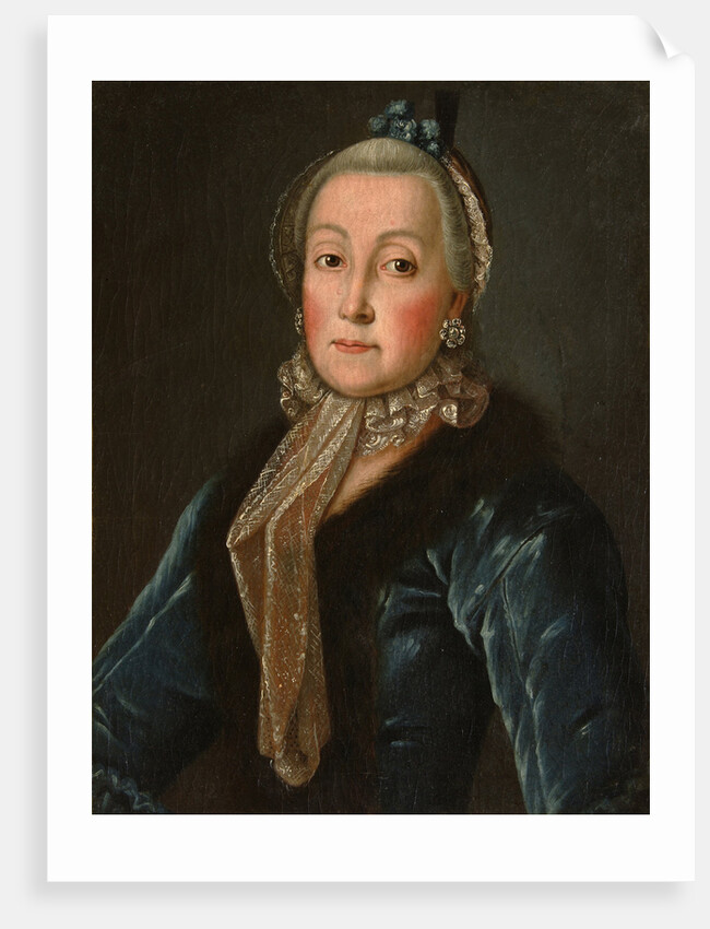 Portrait of Countess Anna Danilovna Trubetskaya, née Drutskaya-Sokolinskaya, Second Half of the 18th cen by Anonymous