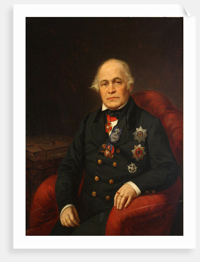 Portrait of Count Dmitry Nikolayevich Bludov, Mid of the 19th cen by Anonymous