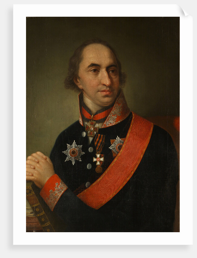Portrait of Count Alexander Semyonovich Khvostov, 1809 by Anonymous