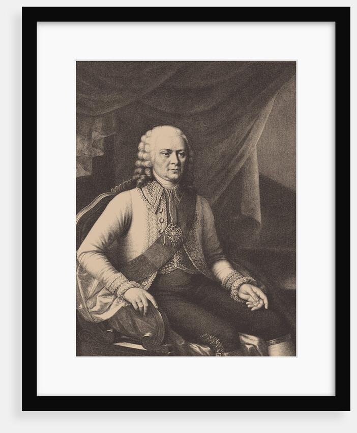 Portrait of Admiral Vasily Alexeyevich Myatlev (After Józef Oleszkiewicz) by Anonymous