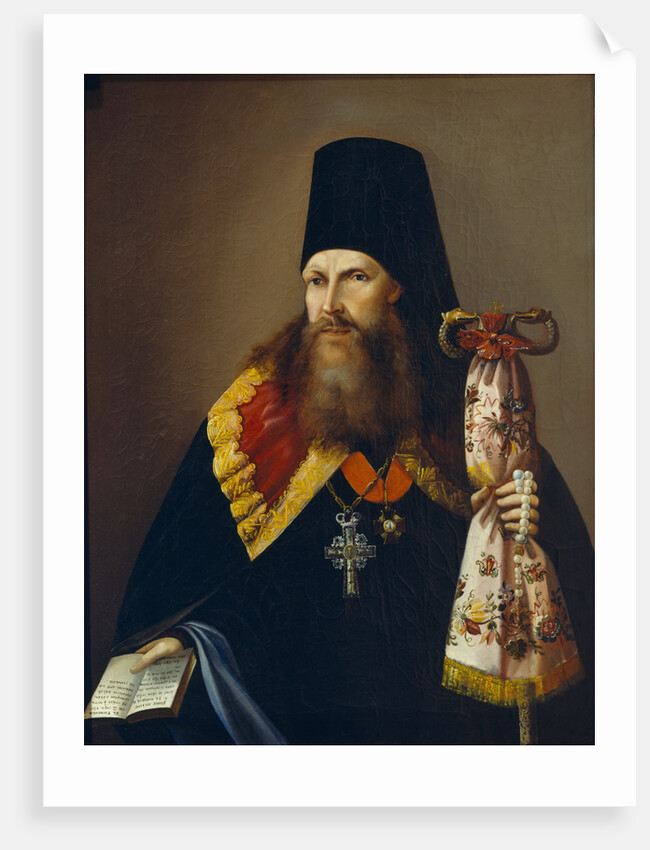 Portrait of Varlaam (Denisov), Archbishop of Ural, Mid of the 19th cen by Anonymous