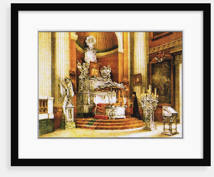 The shrine of Saint Alexander Nevsky, 1890 by Anonymous