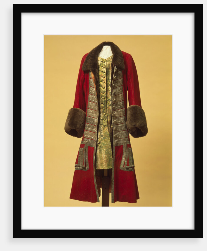 Winter coat and waistcoat of Peter the Great, Early 18th cen by Anonymous master