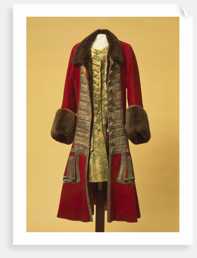 Winter coat and waistcoat of Peter the Great, Early 18th cen by Anonymous master