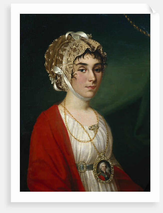 Portrait of the Actress and Singer, Countess Praskovya Sheremetyeva (Zhemchugova), 1802 by Nikolai Ivanovich Argunov
