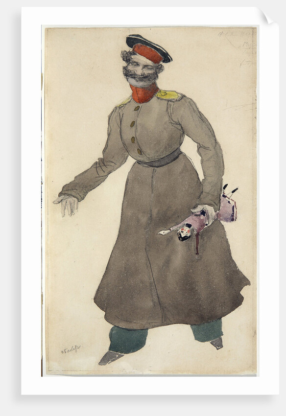 Costume design for the ballet The Fairy Doll by J. Bayer, 1903 by Léon Bakst