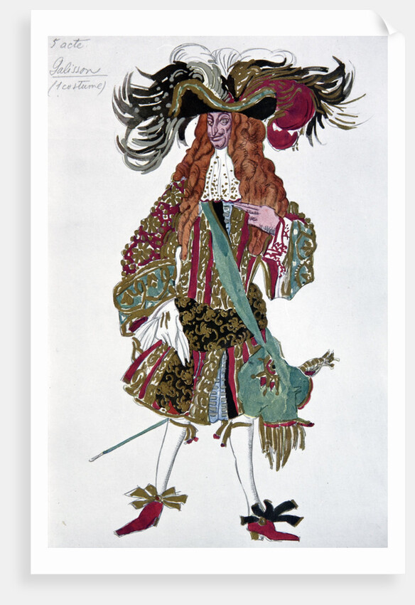 Galisson. Costume design for the ballet Sleeping Beauty by P. Tchaikovsky by Leon Bakst