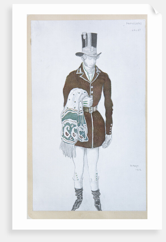 Costume design for the ballet Les Papillons by Robert Schumann, 1912 by Léon Bakst