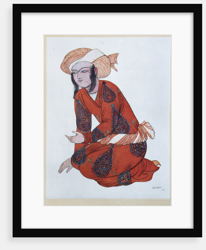 Costume design for the ballet Sheherazade by N. Rimsky-Korsakov, 1922 by Léon Bakst