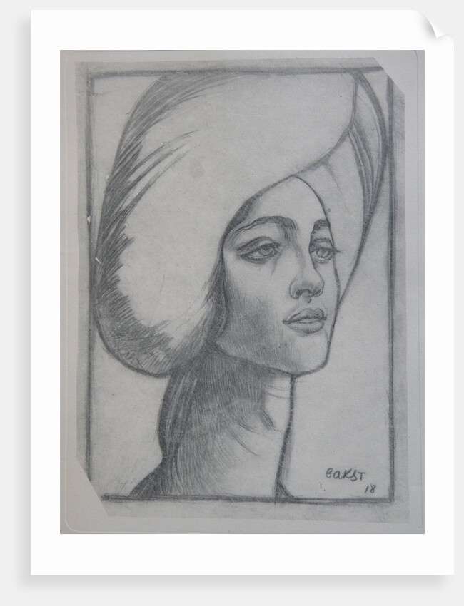 Portrait of madame T., 1918 by Léon Bakst