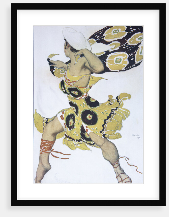 Phobos. Costume design for the ballet Narcisse by N. Tcherepnin, 1911 by Léon Bakst