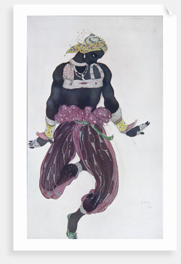 Costume design for the ballet Sheherazade by N. Rimsky-Korsakov, 1910 by Léon Bakst