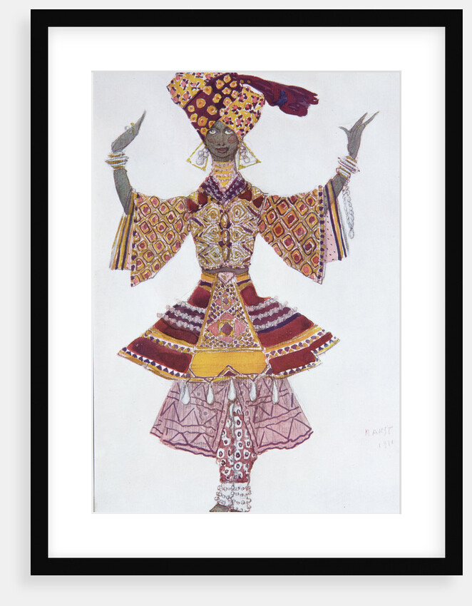 Costume design for the Ballet Blue God by R. Hahn, 1912 by Léon Bakst