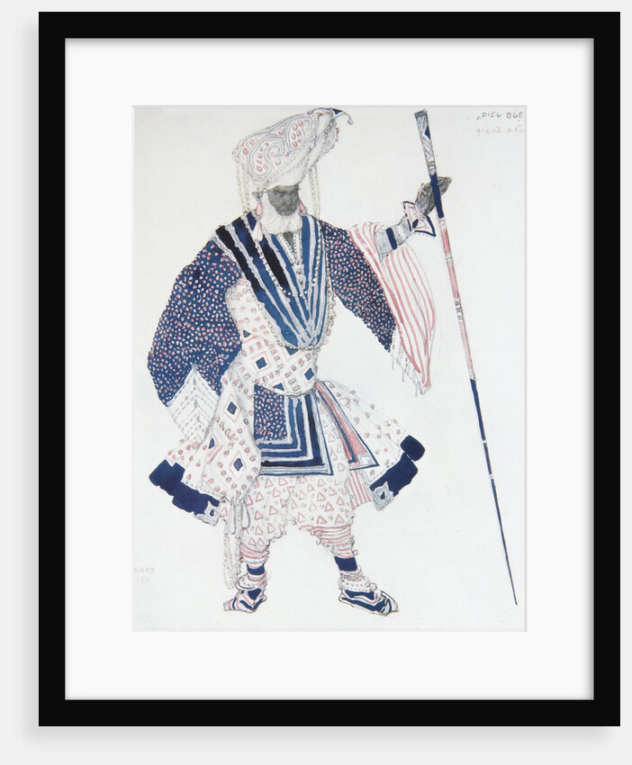 Costume design for the Ballet Blue God by R. Hahn, 1912 by Léon Bakst