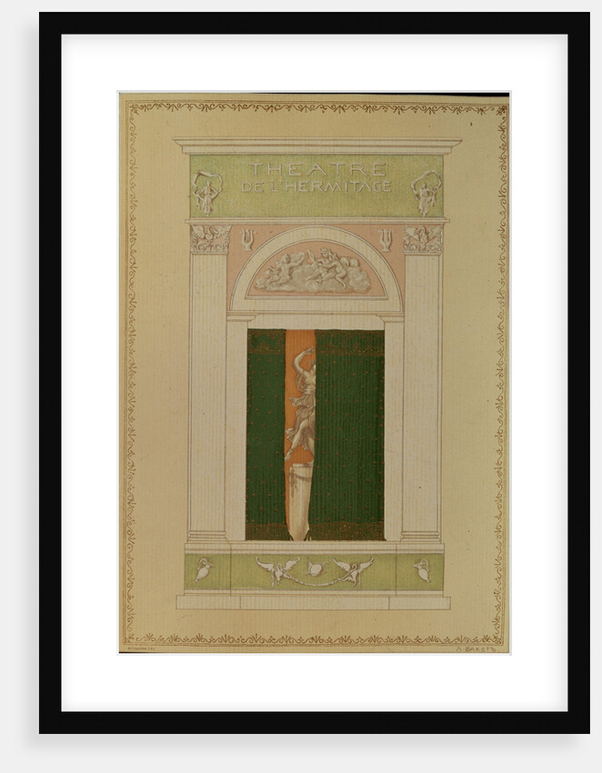 Playbill Cover for Contemporary Ballet, 1902 by Léon Bakst