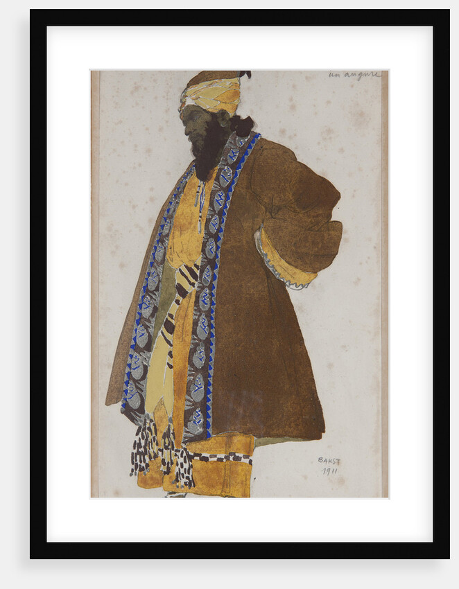 Costume design to the play The Martyrdom of St. Sebastian by Gabriele DAnnuzio, 1911 by Léon Bakst