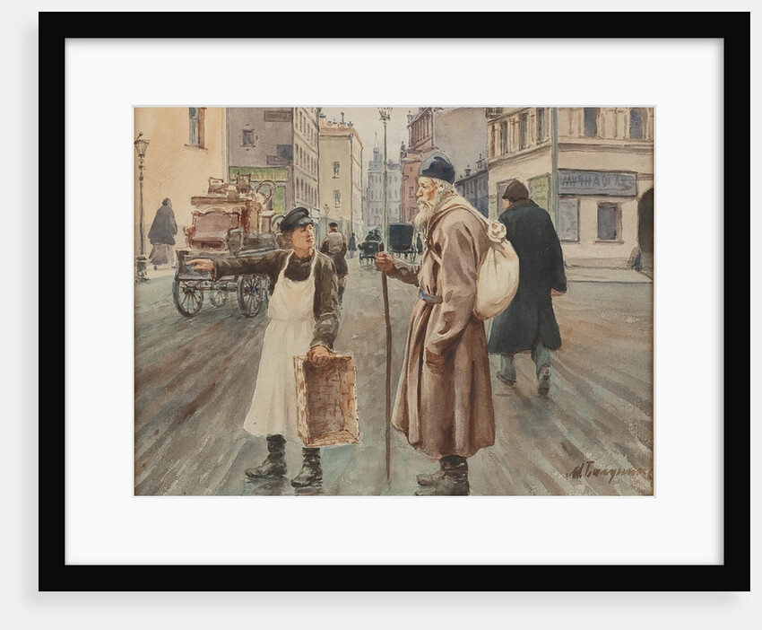 An Old Pilgrim by MiKhail Abramovich Balunin
