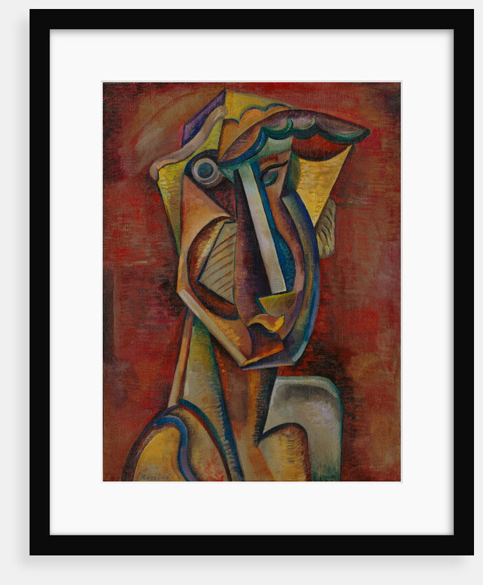Poetess, 1920s by Vladimir Davidovich Baranov-Rossiné