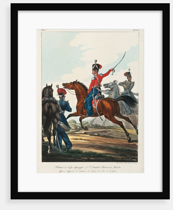 Staff Officer and Chief Officer of the Don Cossacks army, 1830-1840s by Lev Alexandrovich Belousov