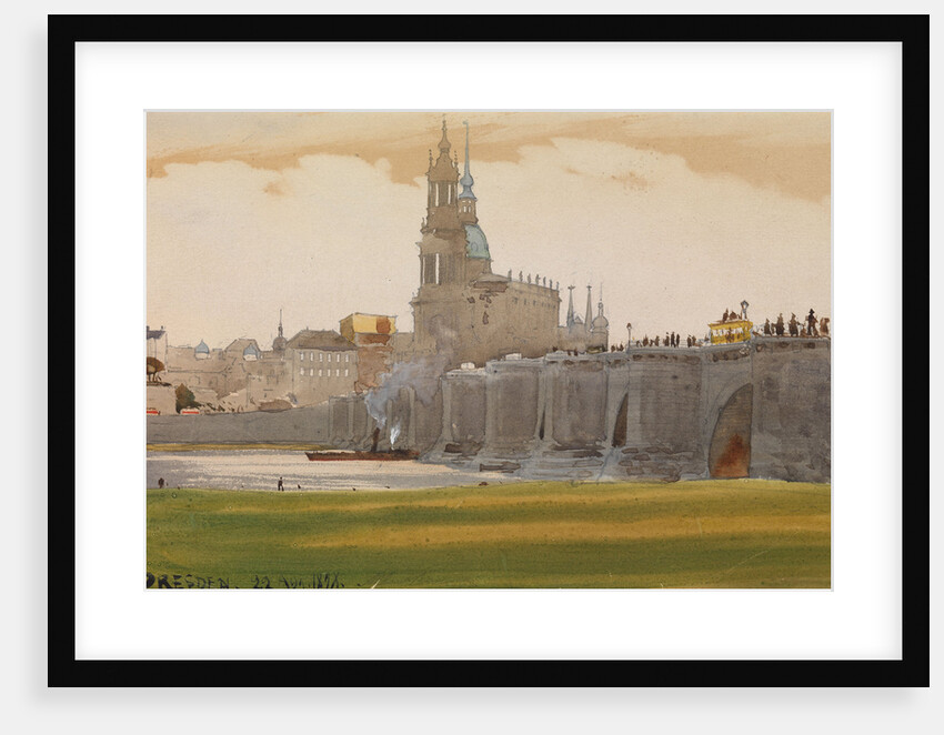 View of Dresden, 1898 by Albert Nikolayevich Benois