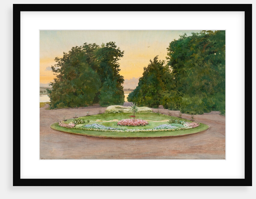 Evening in the park by Albert Nikolayevich Benois