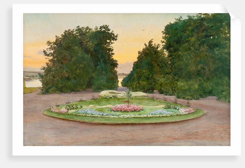 Evening in the park by Albert Nikolayevich Benois