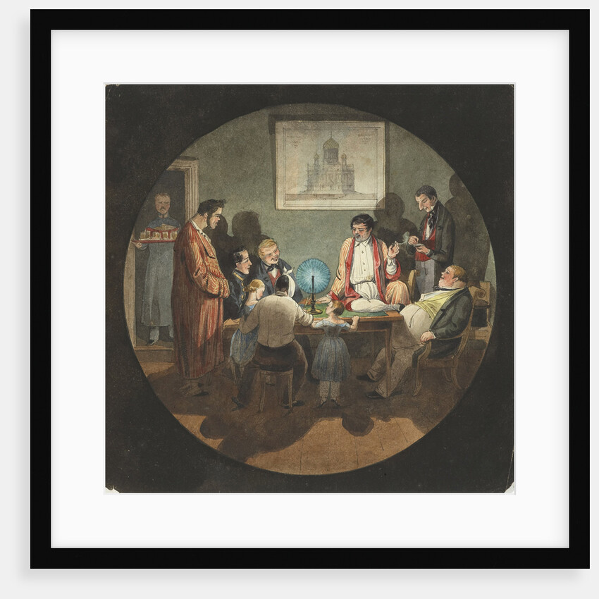An Evening by Konstantin Thon, 1840s by Nikolai Leontyevich Benois
