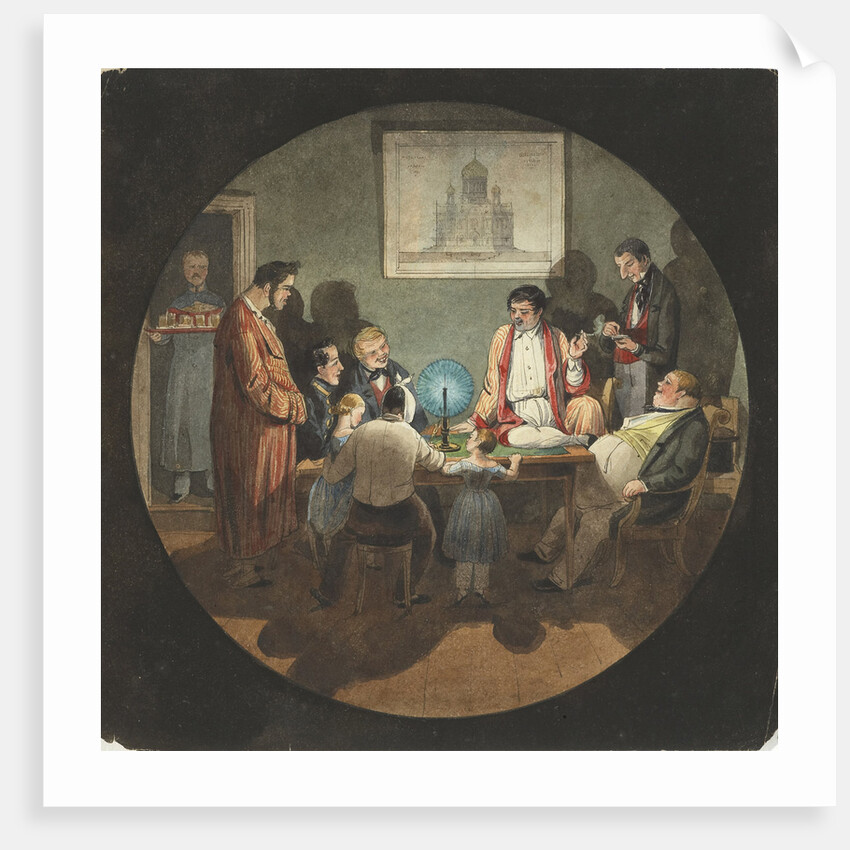 An Evening by Konstantin Thon, 1840s by Nikolai Leontyevich Benois