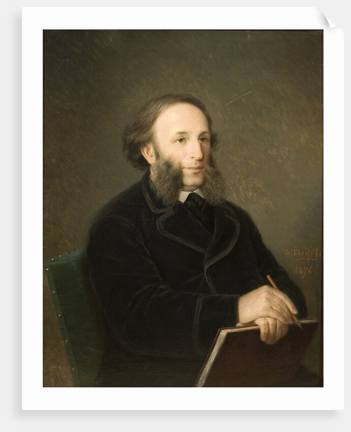 Portrait of the artist Ivan Aivazovsky, 1879 by Dmitry Mikhaylovich Bolotov