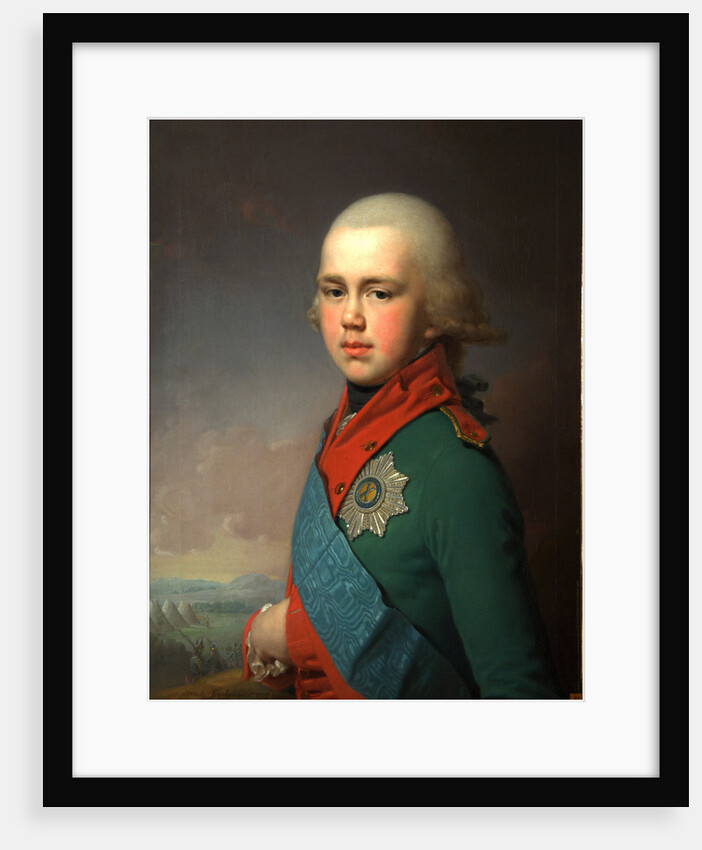 Portrait of Grand Duke Constantine Pavlovich of Russia, 1795 by Vladimir Lukich Borovikovsky