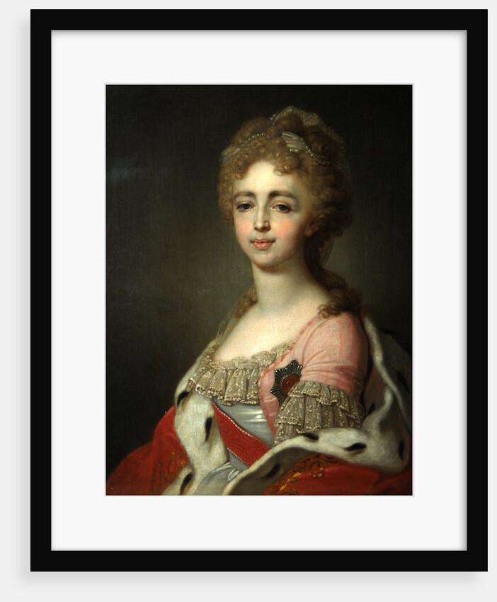 Portrait of Grand Duchess Alexandra Pavlovna, Daughter of Emperor Paul I, 1798 by Vladimir Lukich Borovikovsky
